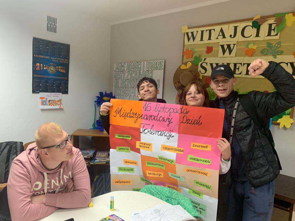 Zajęcia świetlicowe: Międzynarodowy Dzień Tolerancji